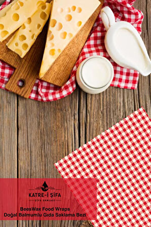 Çocuklar İçin Figürlü Balmumlu Doğal Gıda Saklama Bezi  Beeswax Food Wraps (BALMUMU BEZİ) 2 li Set