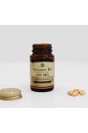Solgar Vitamin B2 Riboflavin 100 mg 100 Kapsül
