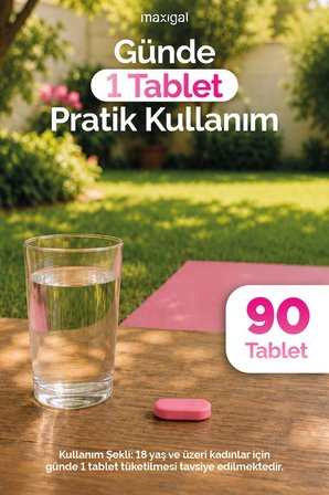 Women's Daily Multi Force Vitamin, Mineral Ve Bitki Ekstreleri Içeren Takviye Edici Gıda