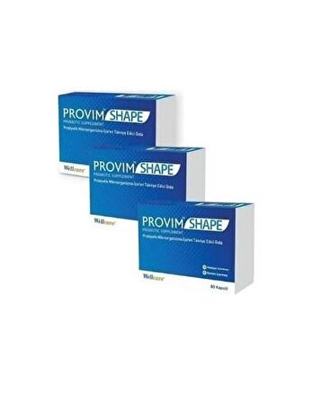 Wellcare Provim Shape 30 Kapsül 3'lü