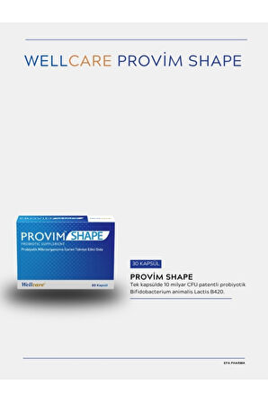 Wellcare Provim Shape 30 Kapsül