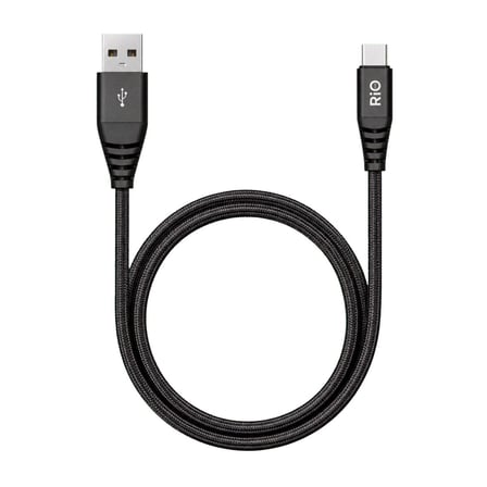 Nylon Örgülü Type-C Kablo 2 Metre 2.4A Hızlı Şarj Qualcomm QC 3.0