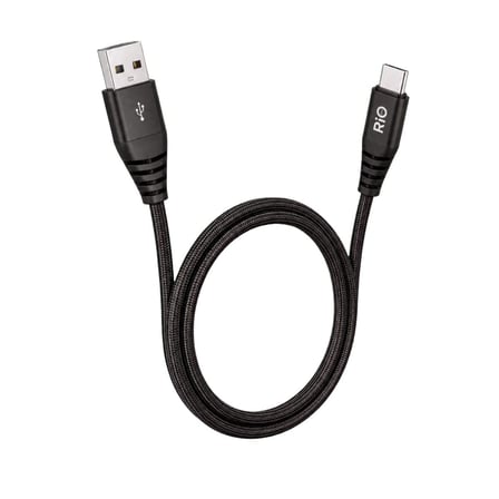 Nylon Örgülü Type-C Kablo 2 Metre 2.4A Hızlı Şarj Qualcomm QC 3.0