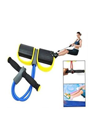 Body Trimmer Egzersiz Aleti El Ayak Egzersiz Direnç Yayı Lastiği Spor Aleti