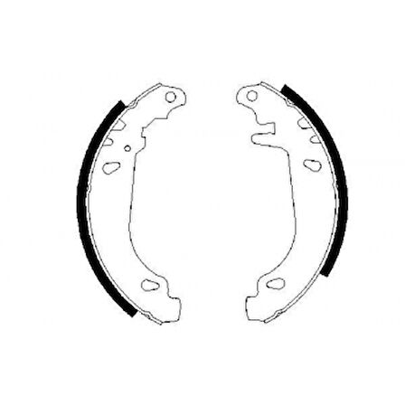 Psa Arka Fren Balatası Pabuc P306 Sedan / Hb Xsara 1.4 1.6 1.8 1.8d 1.9d 1.5 Dizel (97 00) - Braxıs Ac0012