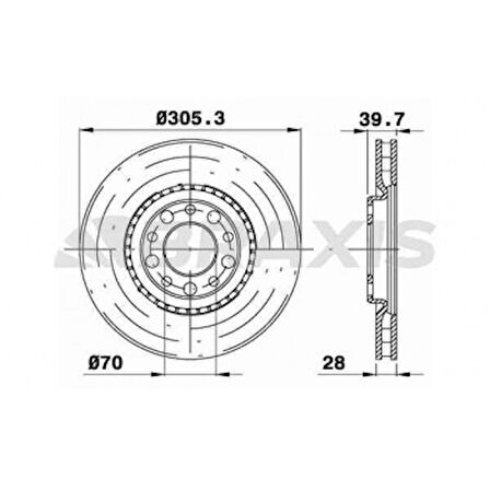Jeep On Fren Diski Jeep Renegade Suv 1.4 1.6 2.0 Crd 4x4 14> Alfa Romeo 159 05>11 Giulıetta 10> 500x 14> - Braxıs Ae0220