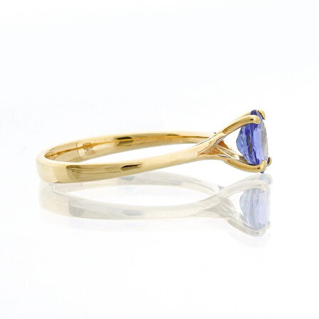 Tanzanite Oval Tektaş Yüzük