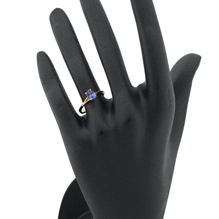 Tanzanite Oval Tektaş Yüzük