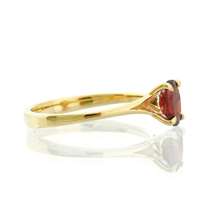 Garnet Oval Tektaş Yüzük