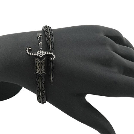 Pırlanta Kılıç Erkek Kelepçe