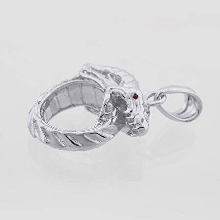 Sonsuz Döngü Ouroboros Yakut Kolye