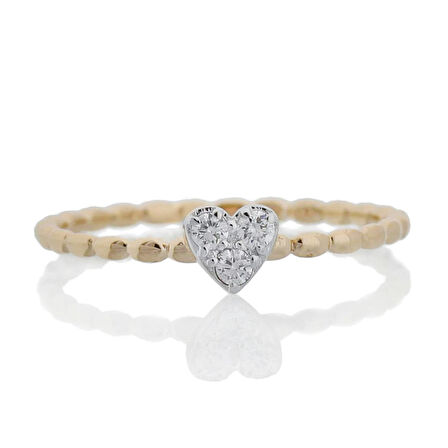 Pırlanta Kalp Yüzük