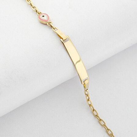 Mineli Göz Çocuk Künye Bileklik