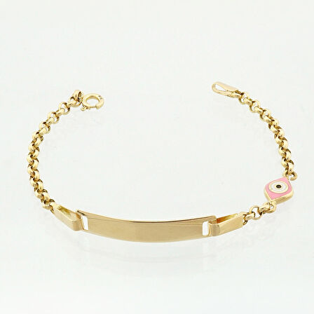 Mineli Göz Çocuk Künye Bileklik