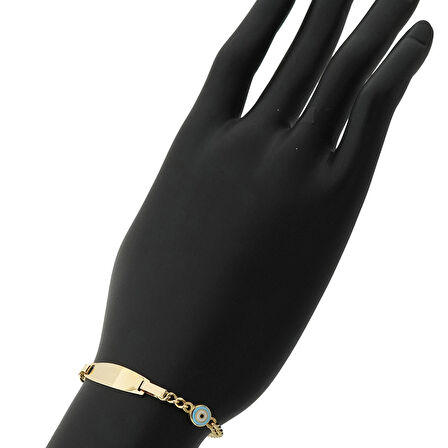 Mineli Göz Çocuk Künye Bileklik