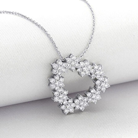 Flora Kalp Pırlanta Kolye