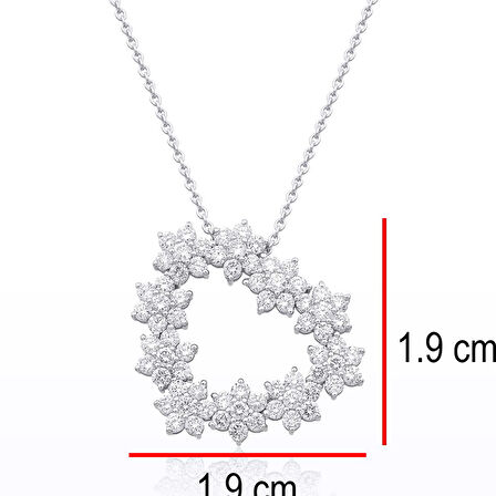 Flora Kalp Pırlanta Kolye