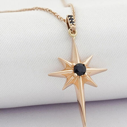 Kuzey Yıldızı Safir Kolye