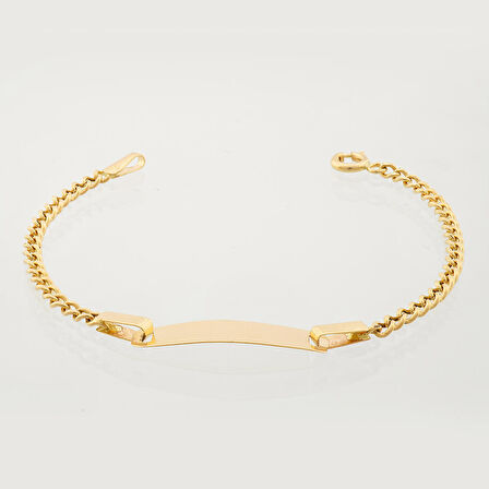 Altın Bebek Künye Bileklik