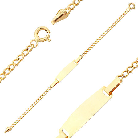 Altın Bebek Künye Bileklik