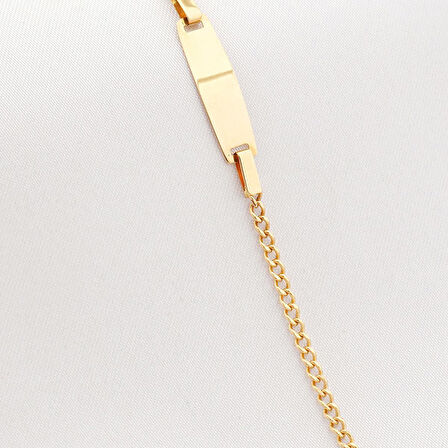 Altın Bebek Künye Bileklik