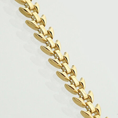 Sharp Altın Tasarım Bileklik