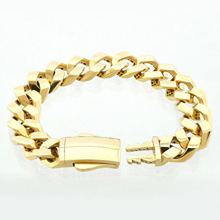 Sharp Cut Gurmet Altın Bileklik-14 Ayar