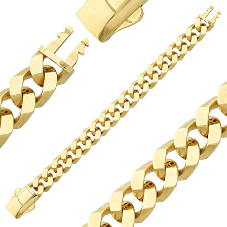 Sharp Cut Gurmet Altın Bileklik-14 Ayar