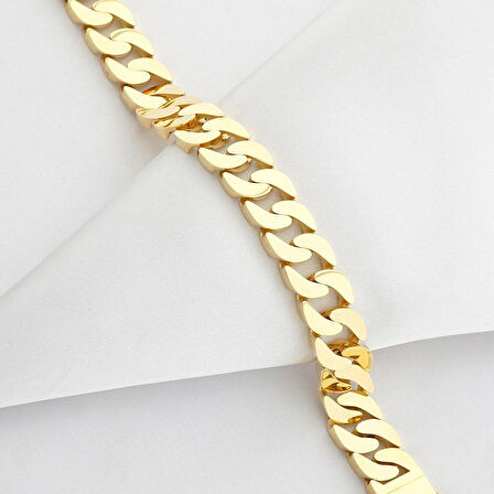 Monaco Chine Altın Gurmet Bileklik-14 Ayar