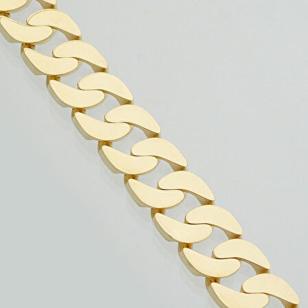 Monaco Chine Altın Gurmet Bileklik-14 Ayar