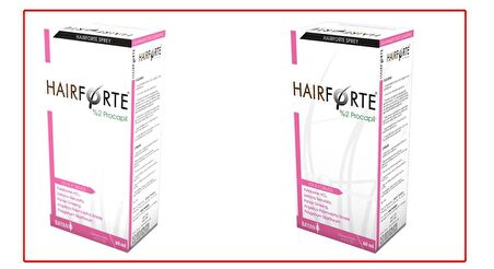 Hairforte Sprey Bayan 60 Ml 2'Li Fırsat Paketi