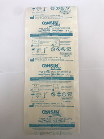 CANSINPLAST 9 CM X 30 CM NON WOVEN YARA PEDİ 506