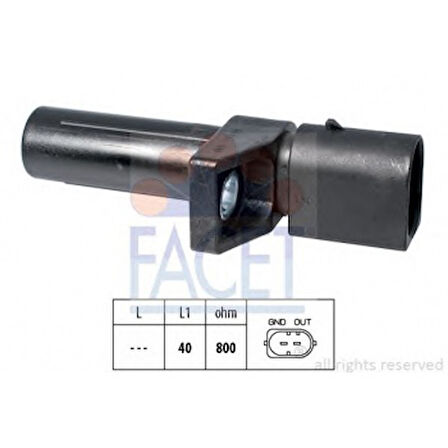 Mercedes Krank MILI Konum Sensoru E-Class W210 97>02 S210 97>03 , Smart Fortwo (450) 04>07 - Facet 9.0608