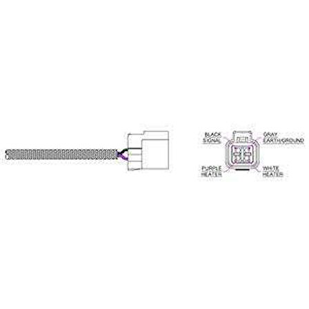 Hyundaı Oksıjen Sensoru Accent 2000> Era 1,6 2006> Elantra 2000> Altta Olan - Delphi Es20158-12b1