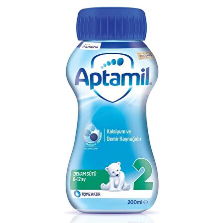 Aptamil 2 Devam Sütü İçime Hazır 200 ml 6-12 Ay