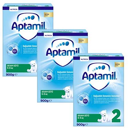 Aptamil 2 Devam Sütü 900 g 6-9 Ay 3 Adet