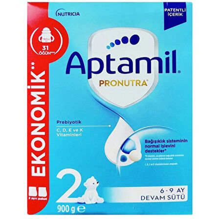 Aptamil Pronutra 2 Devam Sütü 900 gr  6-9 Ay 