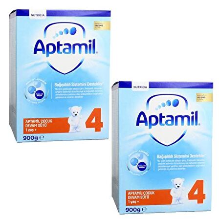 Aptamil 4 Çocuk Devam Sütü 900 g 1 Yaş+ 2 Adet