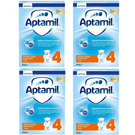 Aptamil 4 Çocuk Devam Sütü 250 gr 4 ADET