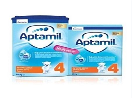 Aptamil 4 Numara Devam Sütü 800+250 Gr