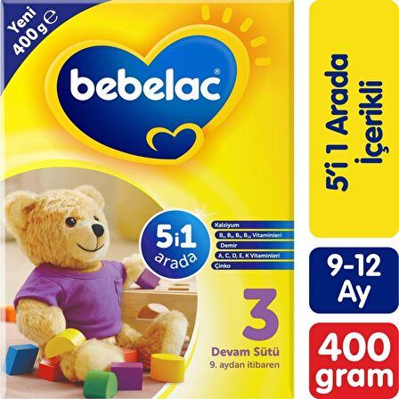 Bebelac 3 Devam Sütü 400 g