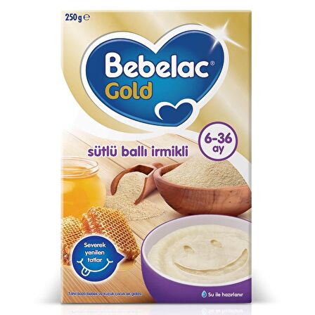 Bebelac Gold Sütlü Ballı İrmikli Kaşık Maması 250gr