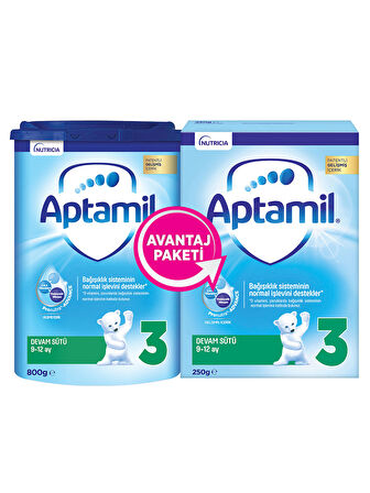 Aptamil 3 800g + Aptamil 3 250g Devam Sütü