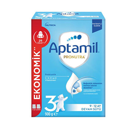 Aptamil Pronutra 3 Devam Sütü 900 gr - Ekonomik Paket