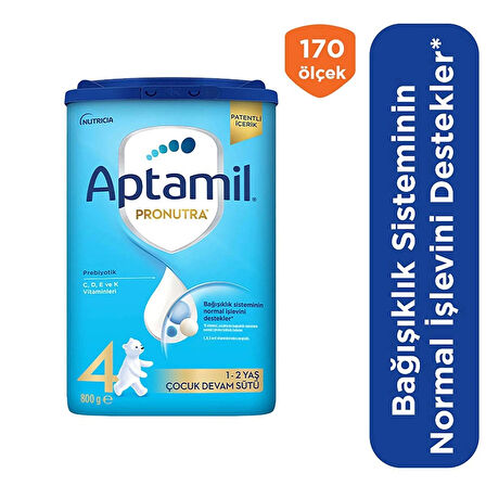   4 Devam Sütü 800 G 1 Yaş+ Akıllı Kutu  