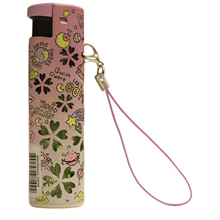 Hunter Turbo Jet Alevli Işıklı Metal Çakmak – Doldurulabilir LED Işıklı Tasarım (32-4B5)