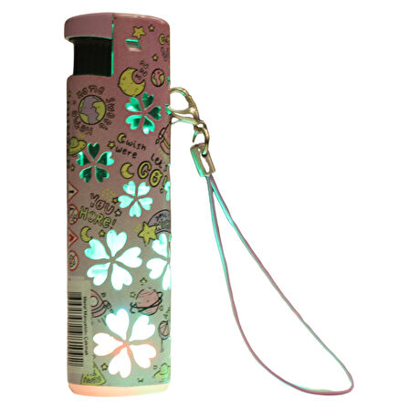 Hunter Turbo Jet Alevli Işıklı Metal Çakmak 4’lü Set – Doldurulabilir LED Işıklı (32-4B5)