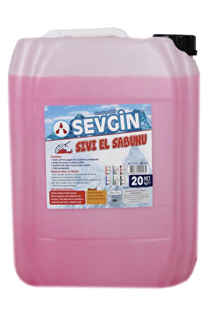 Sıvı El Sabunu Sevgin 20 KG