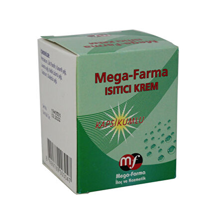 Mega Farma Isıtıcı Krem 37 Gr