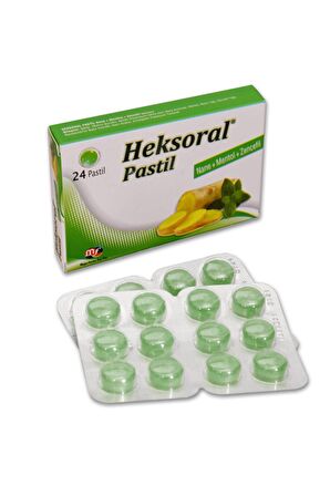 MF Heksoral Pastil Nane + Mentol + Zencefil